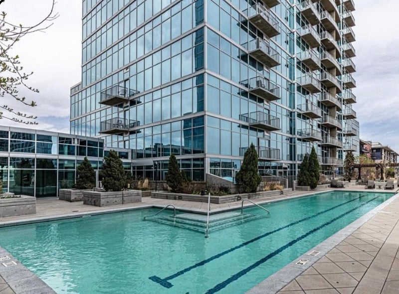 Yes, we have a pool and city view!