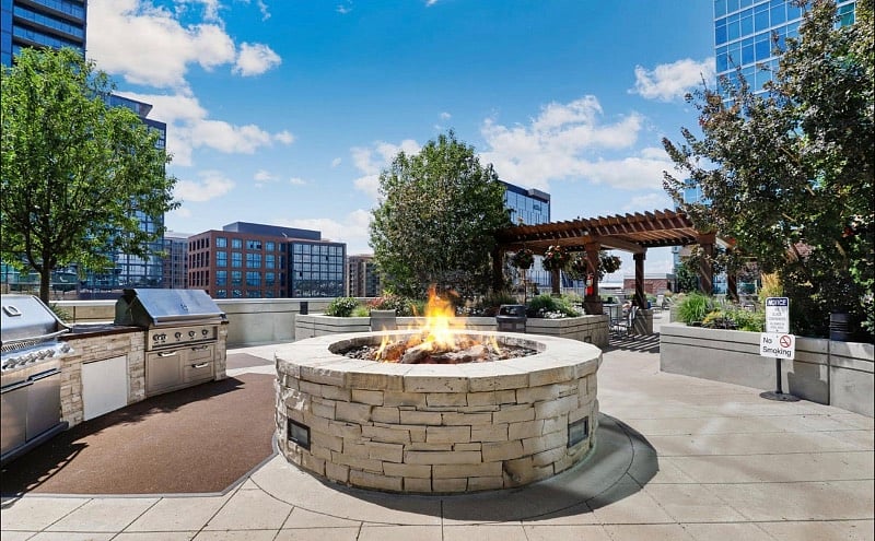 Barbecue your favorite meal looking over the fabulous Denver skyline.
