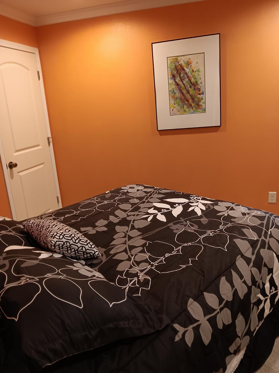 The Tularosa bedroom includes a couple examples of local art.