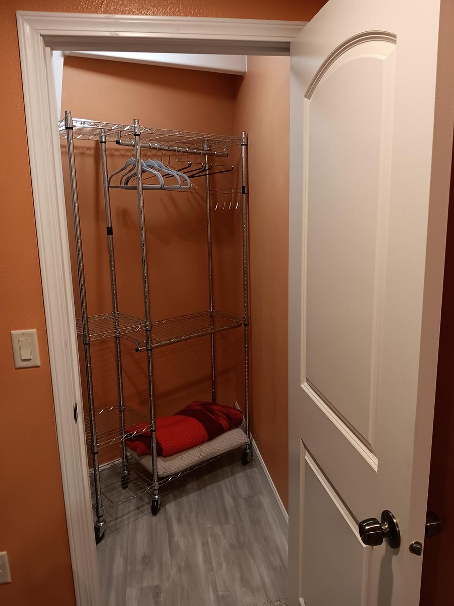 This picture shows part of the storage closet area for the Tularosa.