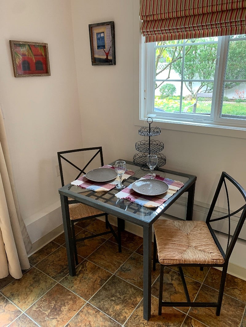 Small dining table