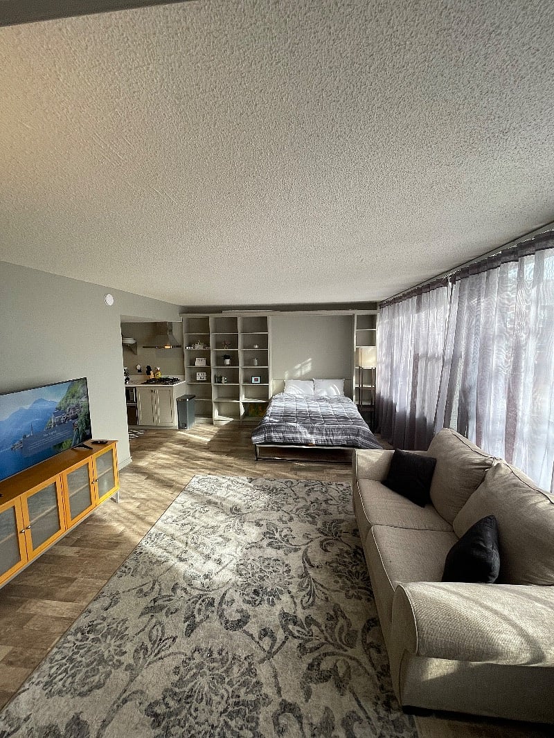 Still plenty of space for a proper living room!