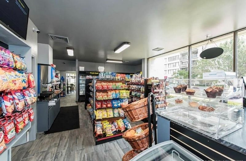 The most convenient convenience store in the history of convenience stores... pst it's in your building and it's probably open! Deli inside there too sheesh... may never leave, just saying