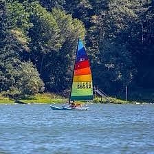 Rent a boat at the marine just a few blocks away