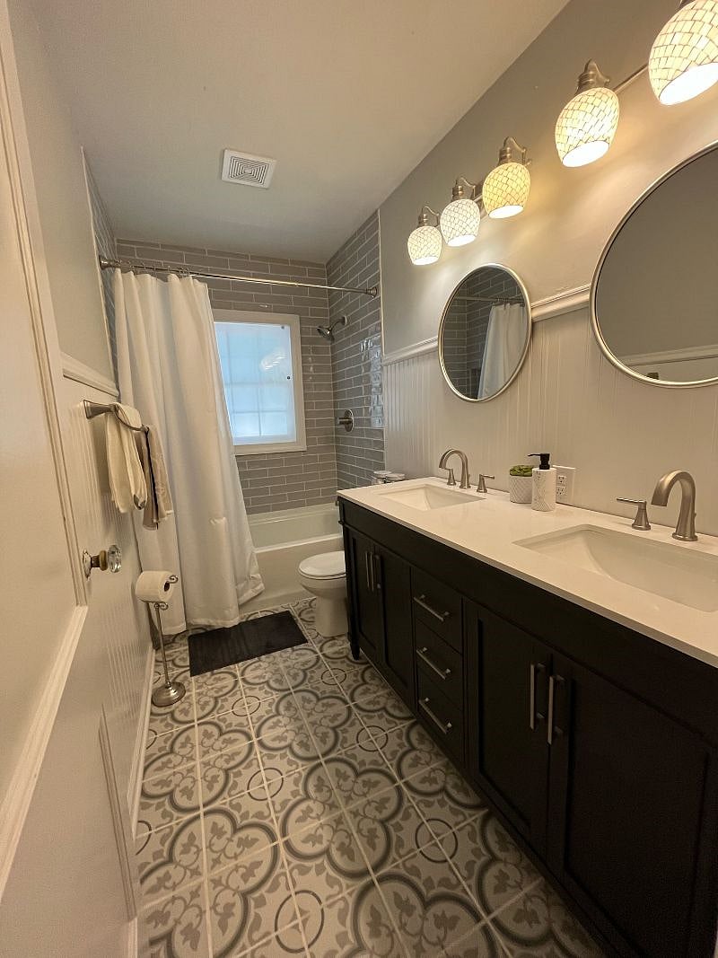 Beautifully renovated bathroom