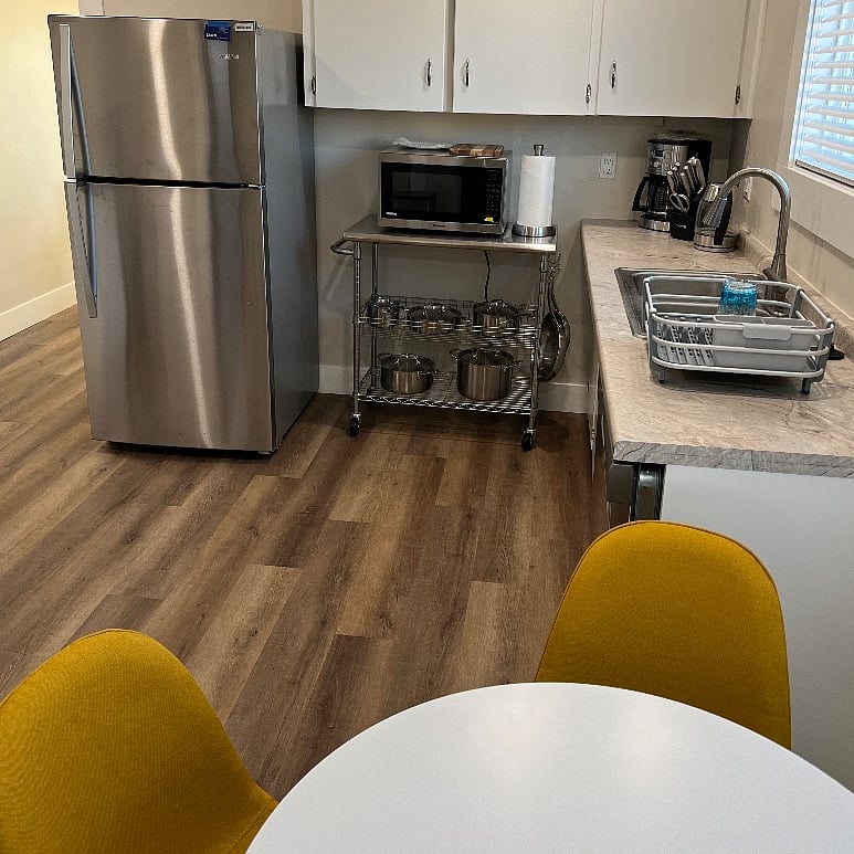 Small dining nook.