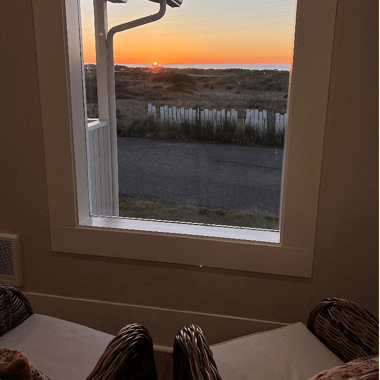 Oceanview from the living room.