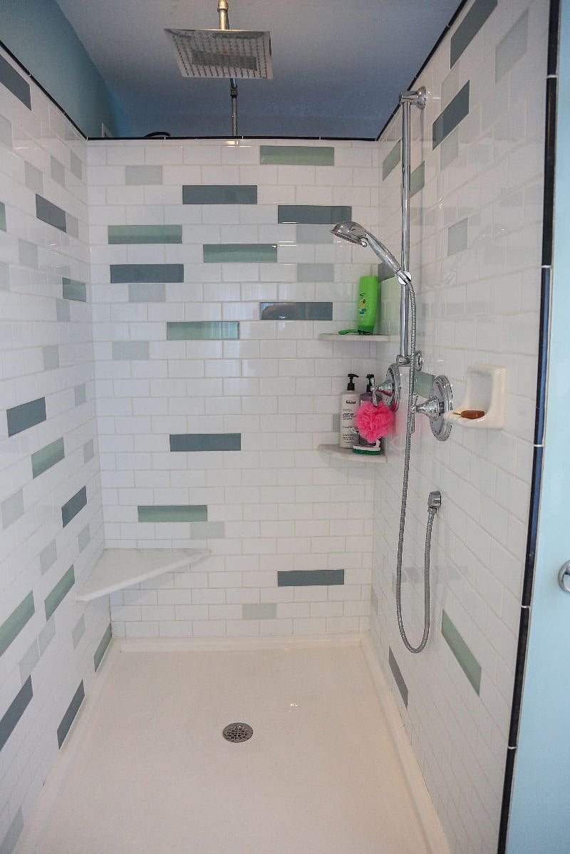 Master walk-in shower