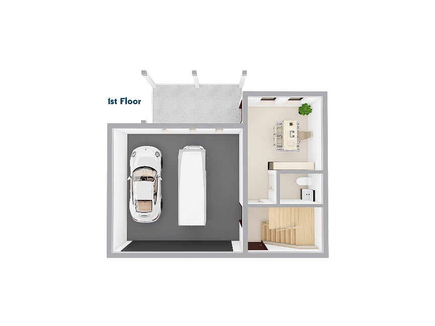 First floor office or bedroom