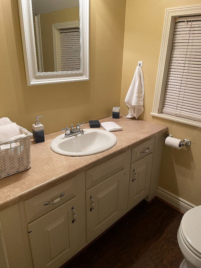 Main floor guest bathroom