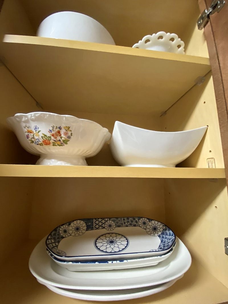 Beautiful serving platters and bowls.
