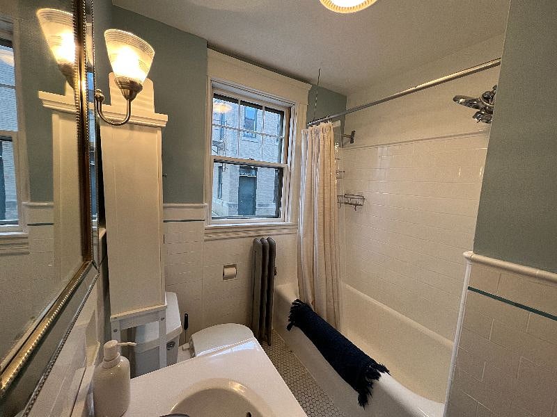 Plenty of Bathroom Storage and Tub