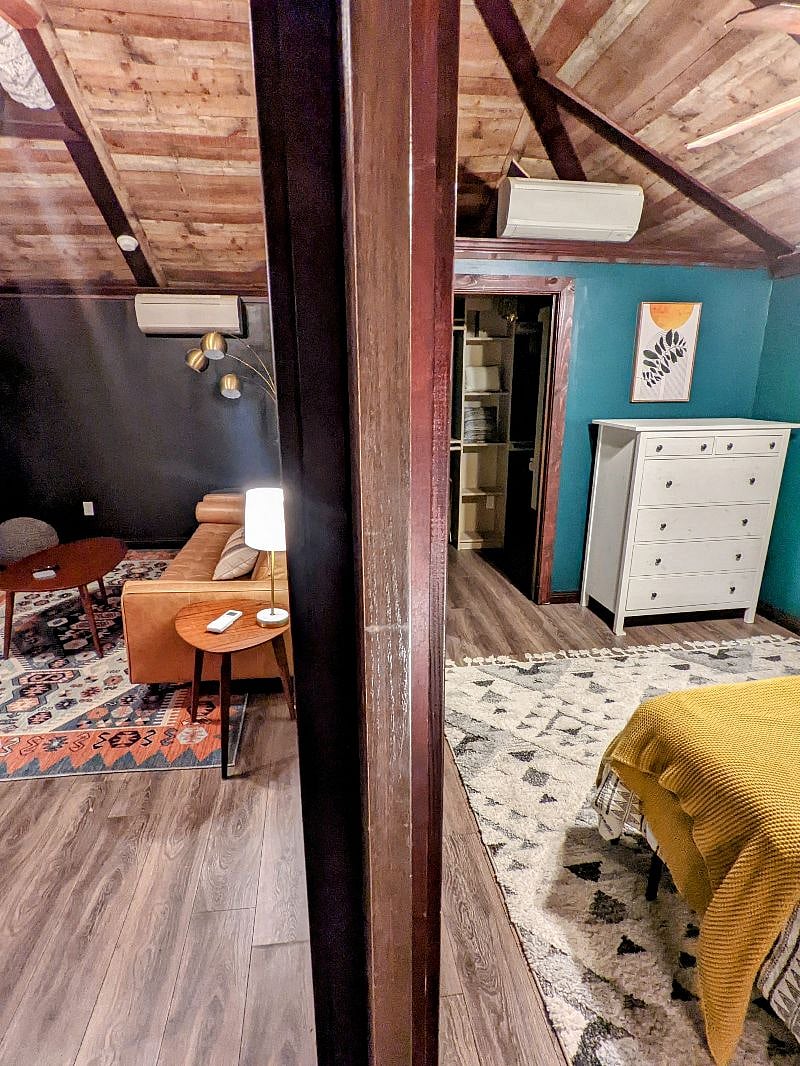Pocket doors throughout the home