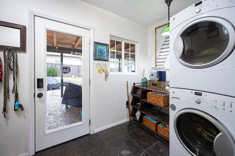 Laundry Room/Mud room back entrance.
