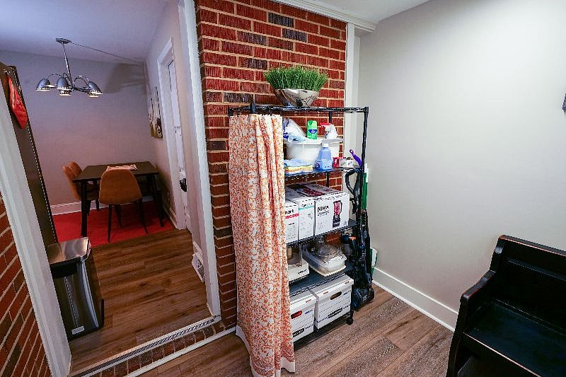 Mud Room Storage & Cleaning Supplies