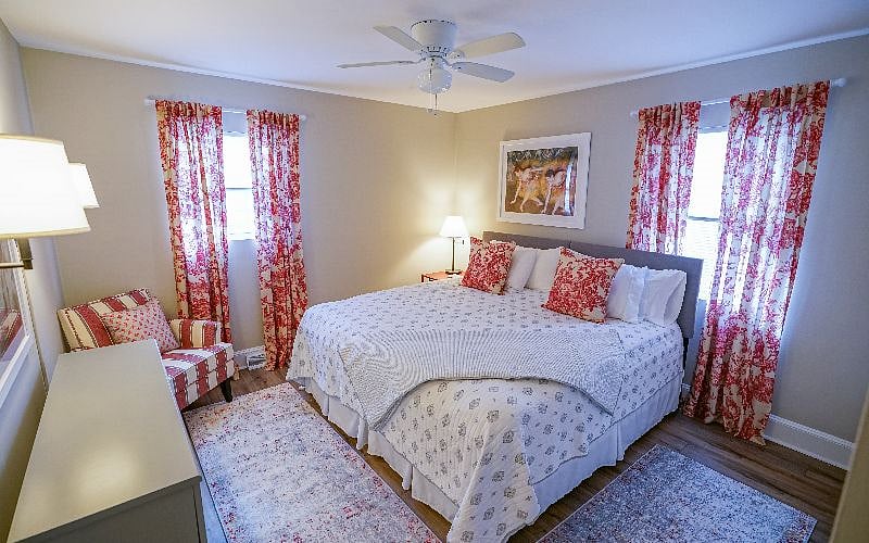 French Themed Room with GrandinRoad Quilts