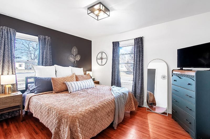 Eclectic Escape Front Bedroom - King Bed