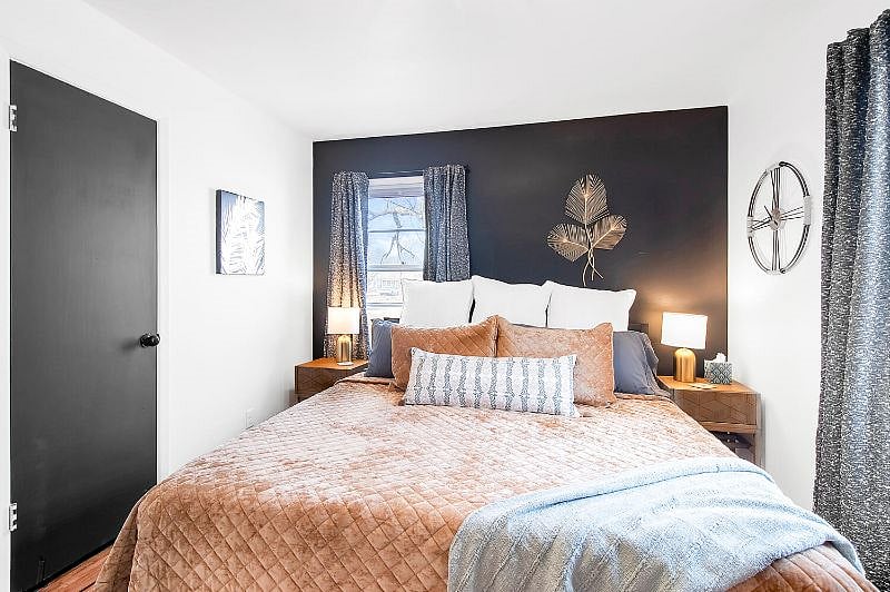 Eclectic Escape Front Bedroom - King Bed