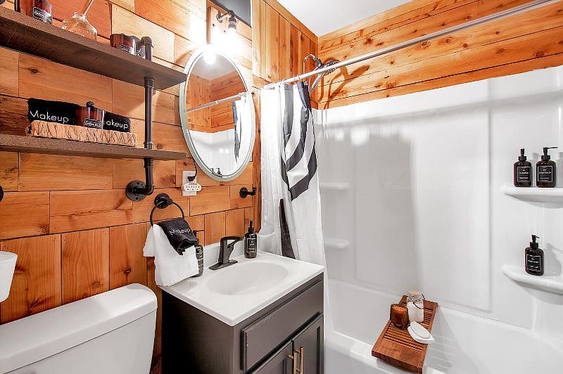 Eclectic Escape Bathroom