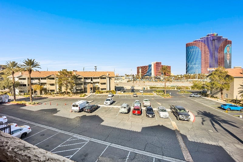 View of parking lot