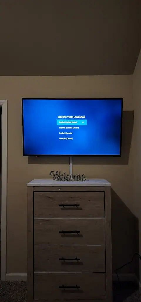 50 in Smart TV with standard Apps (Netflix, Amazon, Hulu)