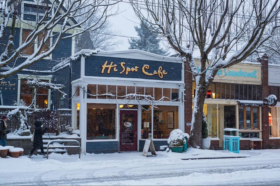 The Hi-Spot Cafe is one of Madrona's three wonderful coffee and B.fast spots.