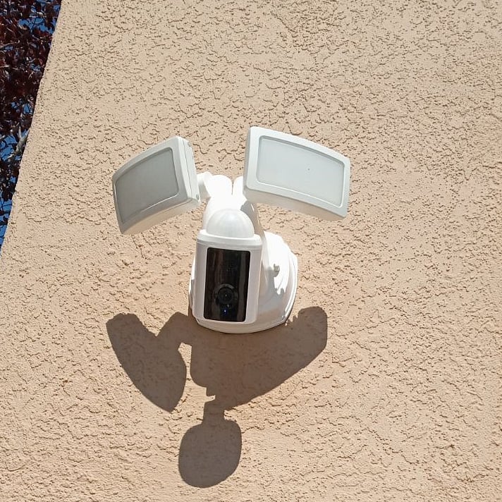 I have ADT Security and outside security light that records any movement in the driveway area.  My neighborhood is very quiet lots of retired people like myself all homes are unique unlike cookie cutter neighborhoods you'll enjoy walking around it.