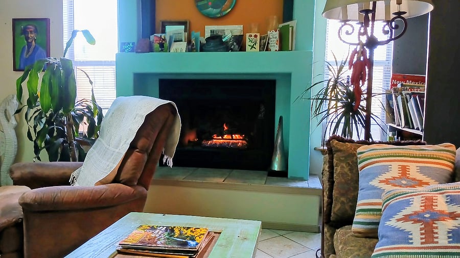 I have a warm cozy fireplace in my living room where I go to relax and enjoy the serenity of my home with a cup of tea. Visualize yourself doing the same thing and welcome to my home.
