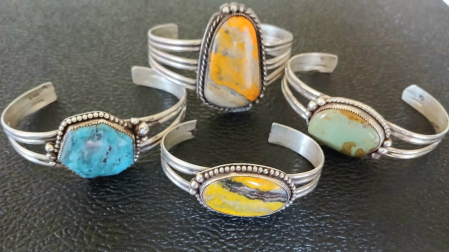 One of my hobbies is silversmithing an making nice jewelry from precious stones including turquoise.