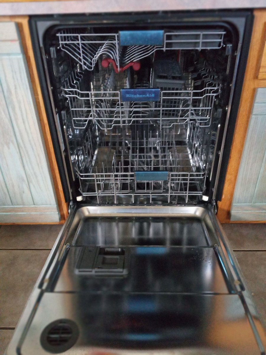 Brand new KitchenAid Dishwasher that purrs like a Cadillac.