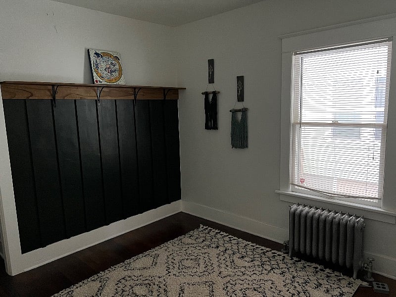 Bedroom 2, main floor (is now furnished with queen bed)