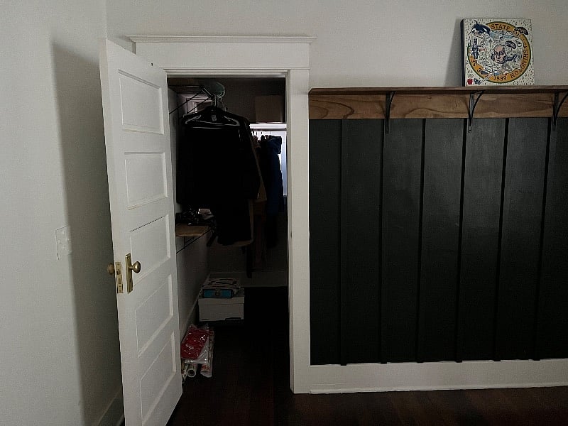 Bedroom 2, main floor (is now furnished with queen bed)