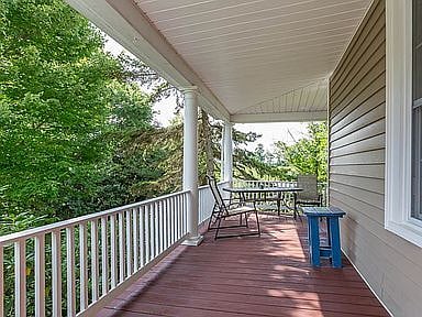 East side of wrap around porch