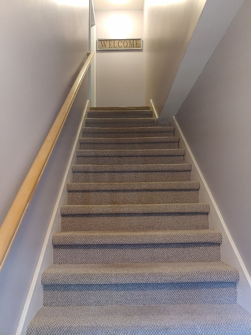 Stairs leading to Carriage House