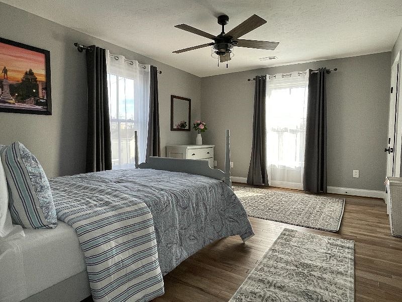 Lots of natural light in bedroom #1