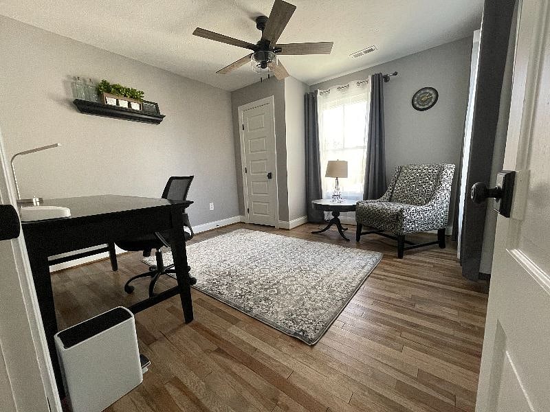 Bedroom #2 has a closet for storage or clothing if using as a bedroom instead of an office.