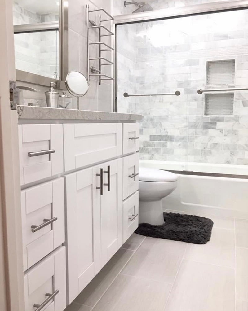 Remodeled bathroom 