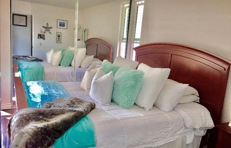 King size bed- Master bedroom 