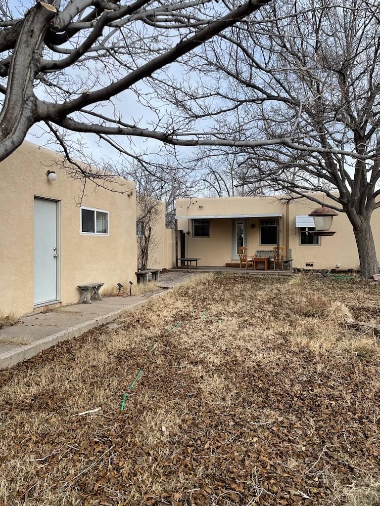 Back of house and garage