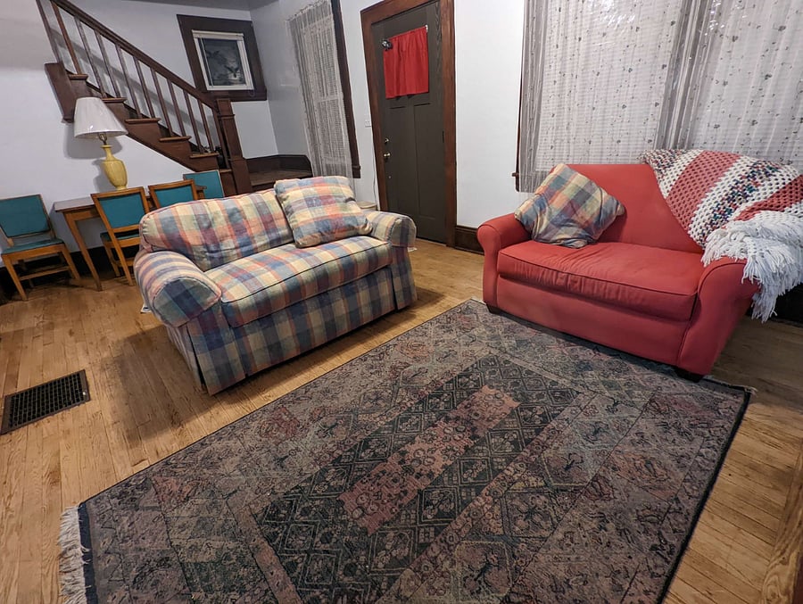 Corner living room