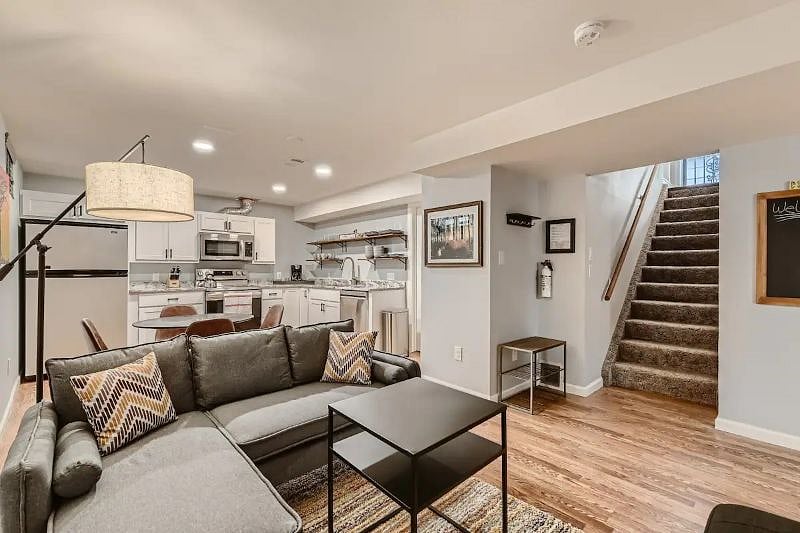 Open Concept Living and Dining - Newly Renovated