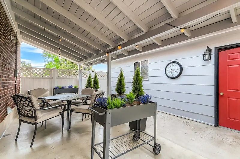 Dedicated patio for your enjoyment
