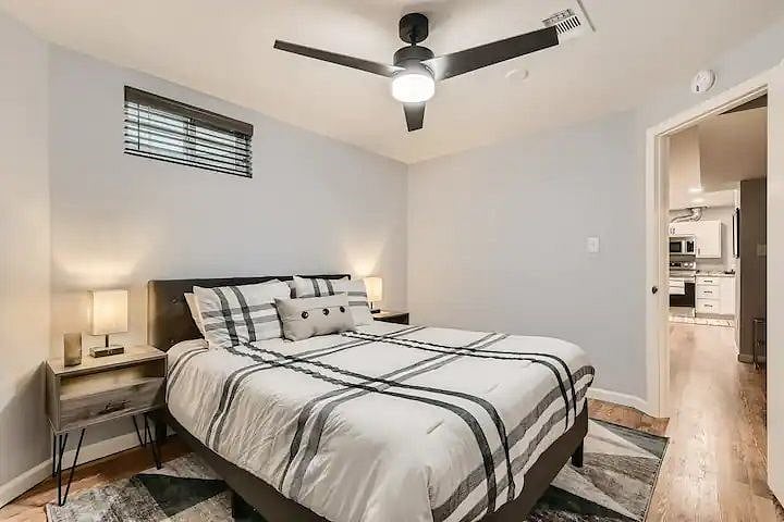 Bedroom 1 - queen sized, larger room