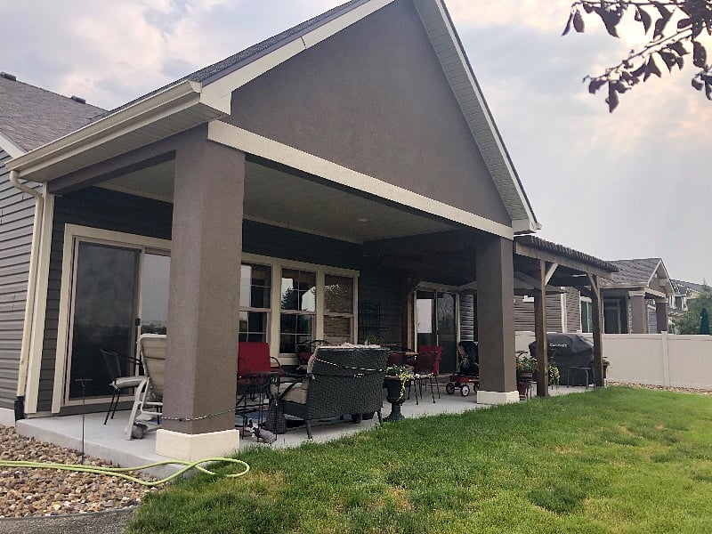 Access to backyard patio space.
