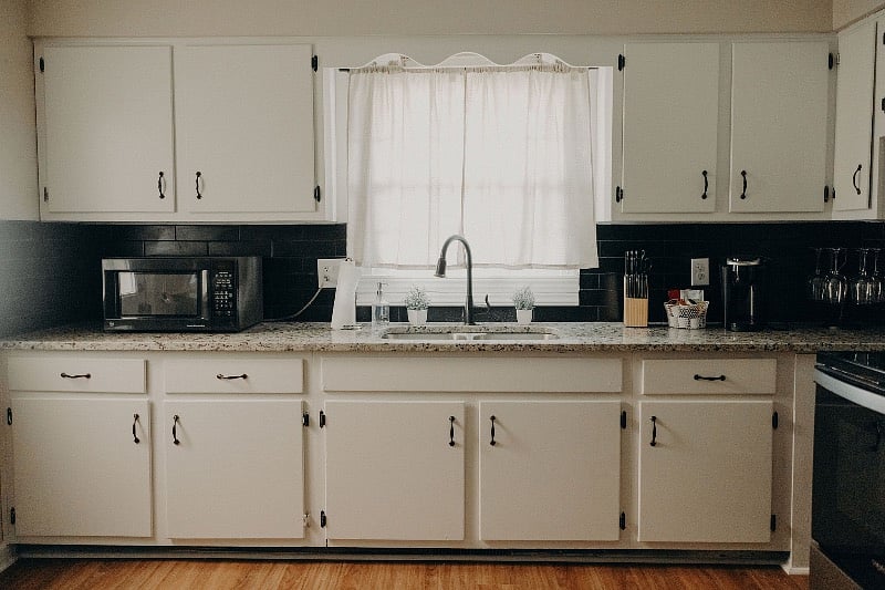 Updated kitchen with granite countertops and new appliances