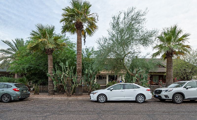 Street view of the main house. Apt D is located in the carriage house in the back.