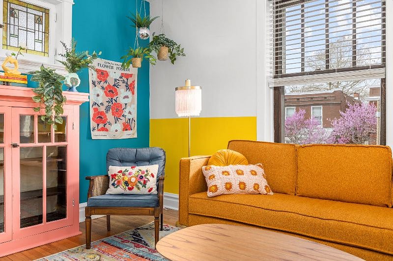 Cozy place to read a book or watch TV