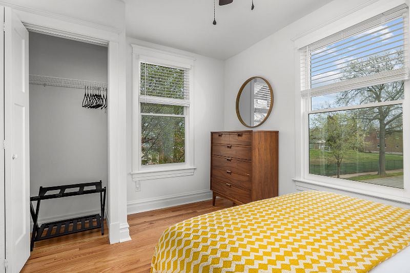 This room also has a closet and full dresser.