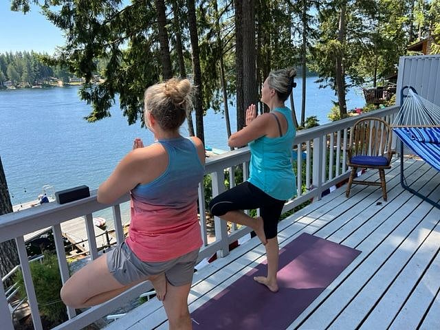 Yoga with a view!