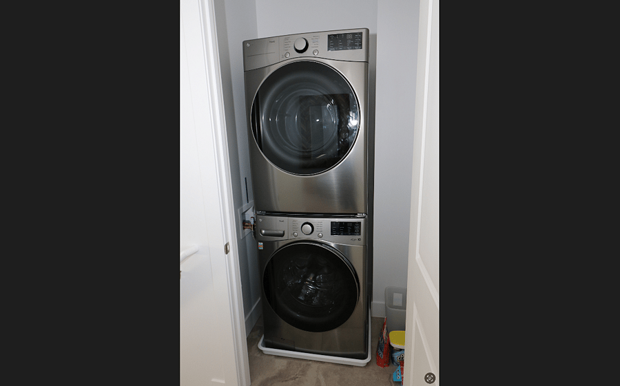 Full size washer and dryer